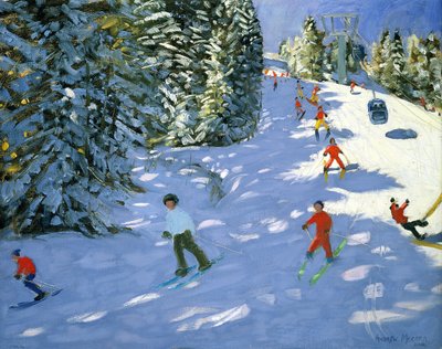 Gondel, österreichische Alpen, 2004 von Andrew Macara